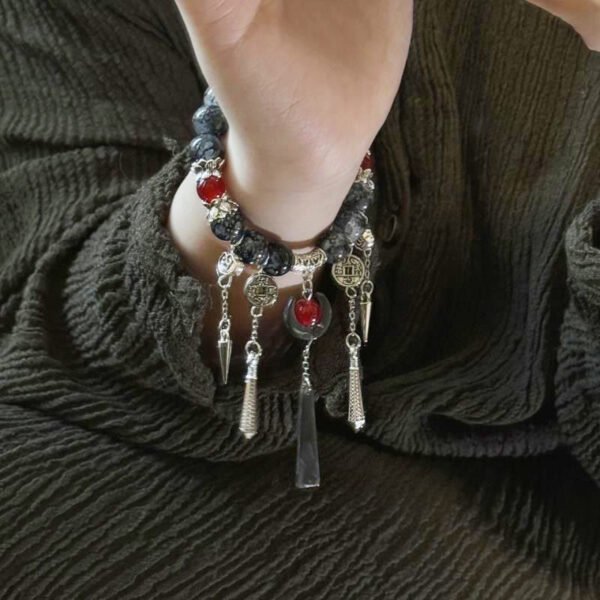 Black Glazed Bracelet - 图片 3