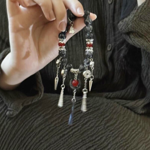 Black Glazed Bracelet - 图片 2