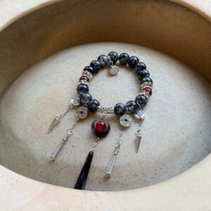 Black Glazed Bracelet