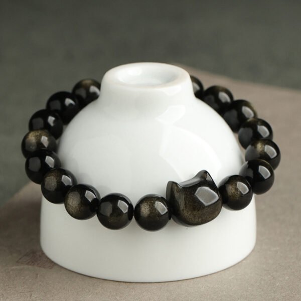 Natural Obsidian Bracelet