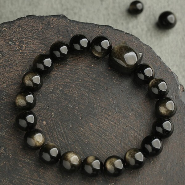 Natural Obsidian Bracelet - 图片 5