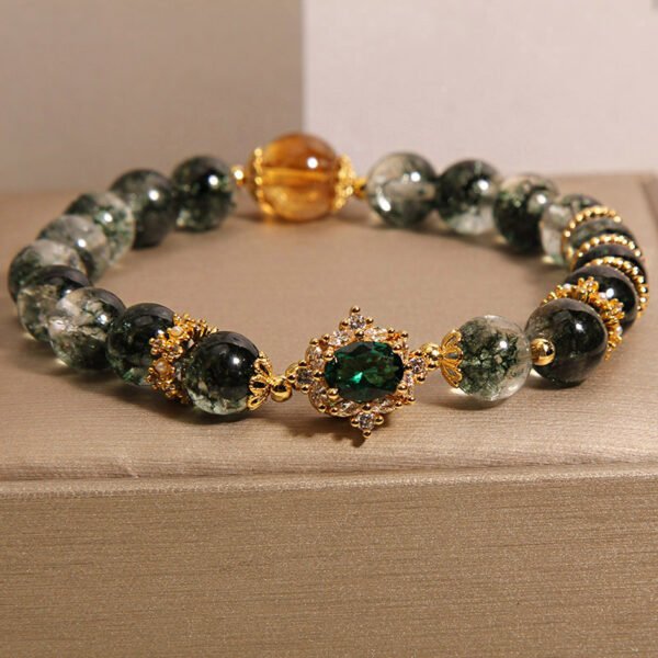 Green Specter Burst Crystal Green Crystal Bracelet - 图片 2