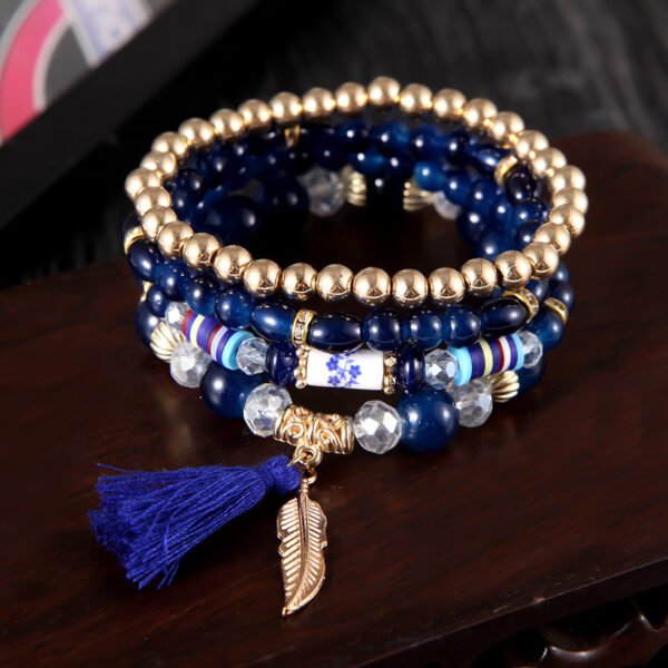 Ethnic Style Multi-layer Beaded Bracelet - 图片 2