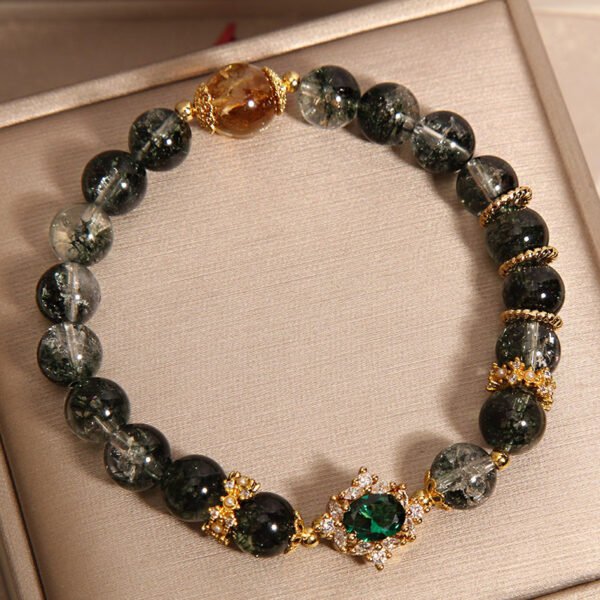Green Specter Burst Crystal Green Crystal Bracelet