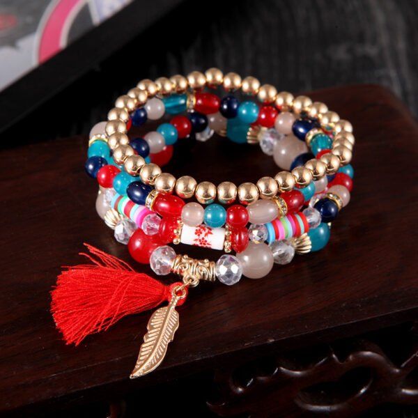 Ethnic Style Multi-layer Beaded Bracelet