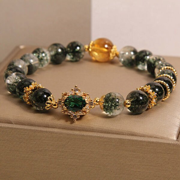 Green Specter Burst Crystal Green Crystal Bracelet - 图片 3