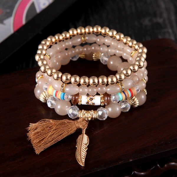 Ethnic Style Multi-layer Beaded Bracelet - 图片 5