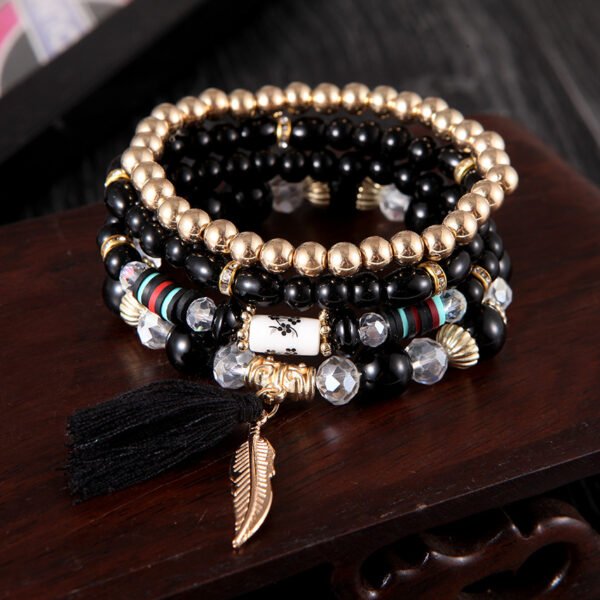 Ethnic Style Multi-layer Beaded Bracelet - 图片 3