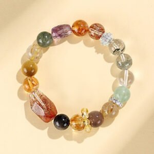Natural Super-Color Treasure Crystal Bracelet